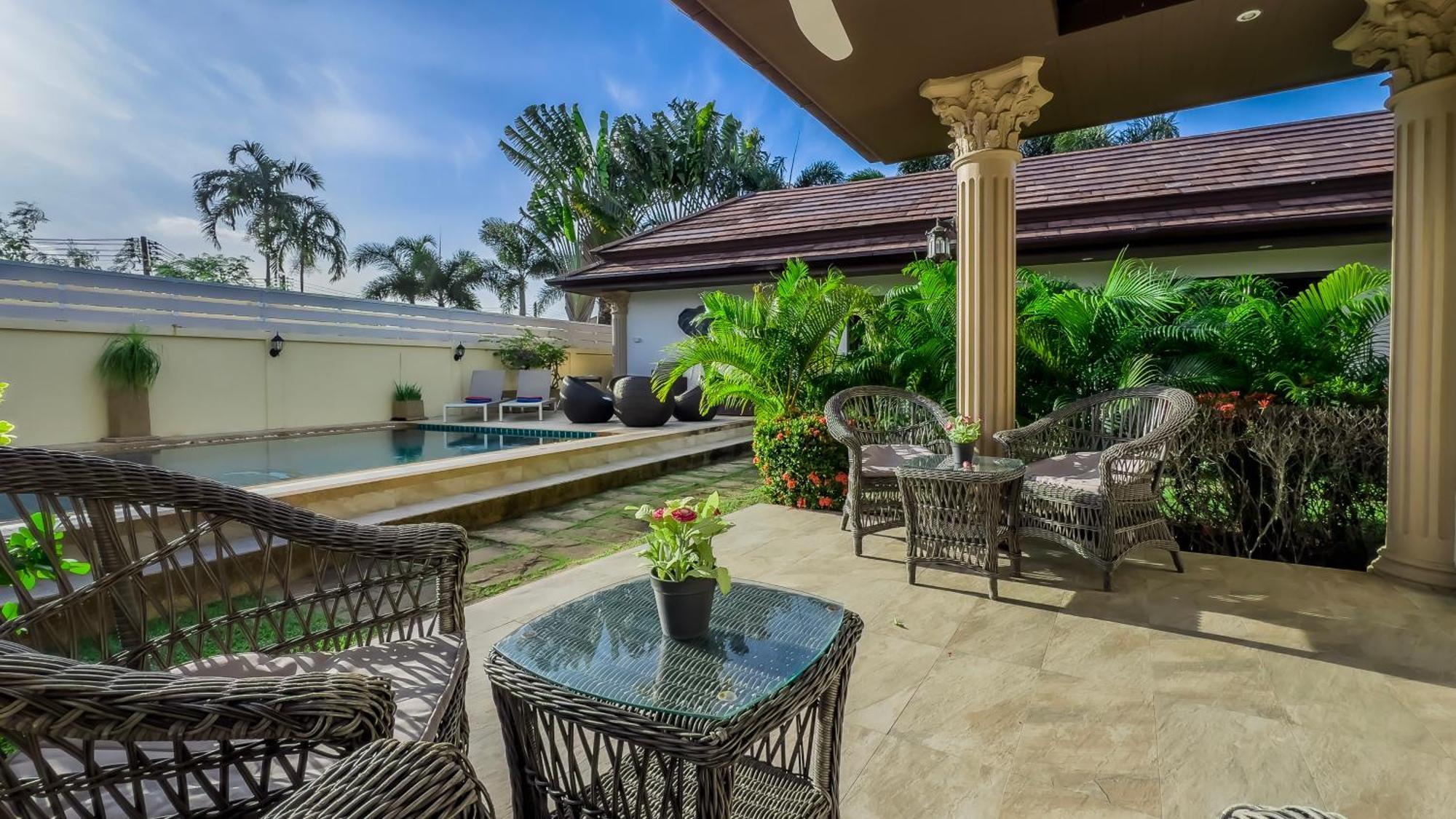 Garden Bungalows 4Br With Private Pool Ban Saiyuan Exterior photo