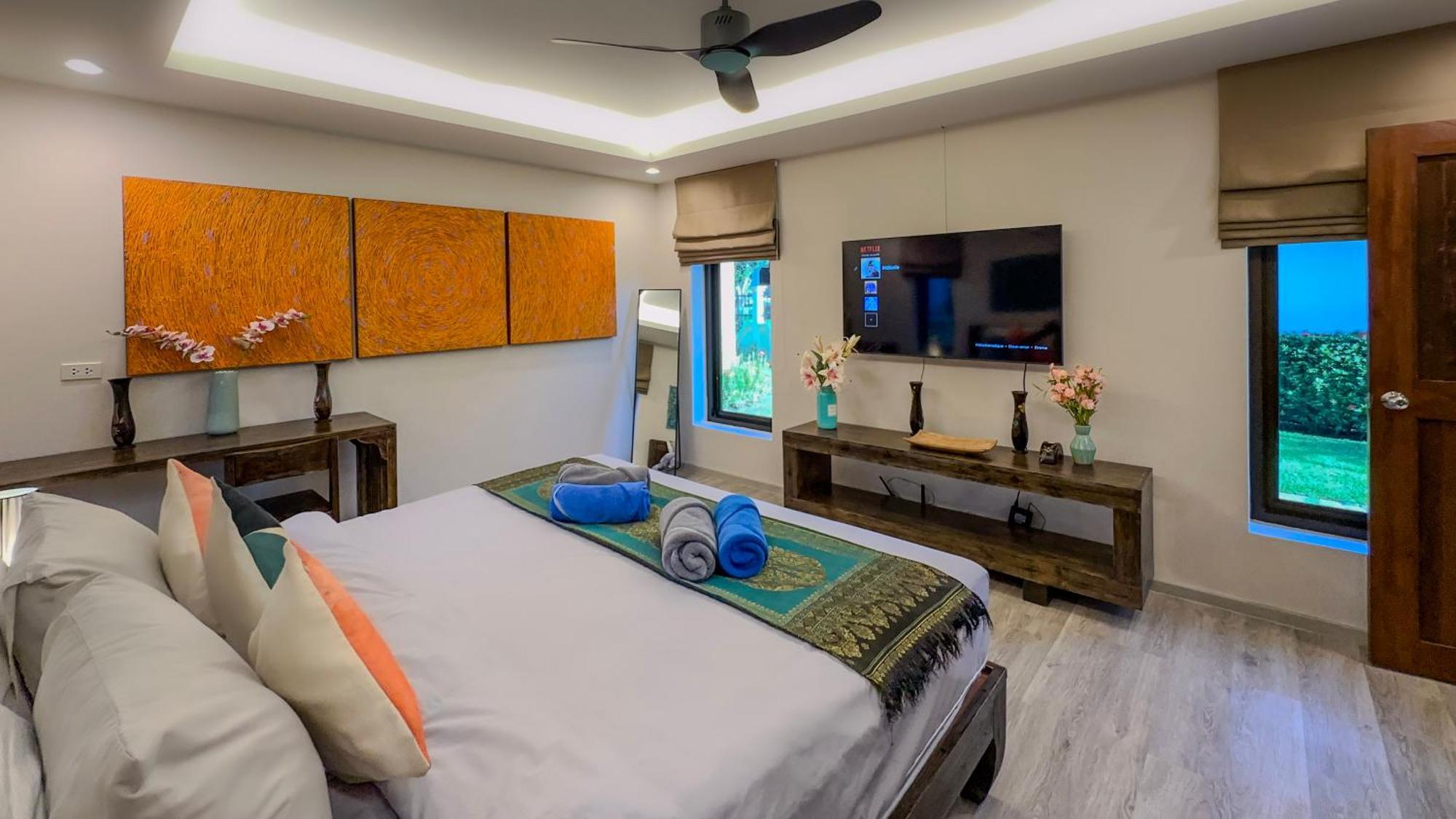 Garden Bungalows 4Br With Private Pool Ban Saiyuan Exterior photo