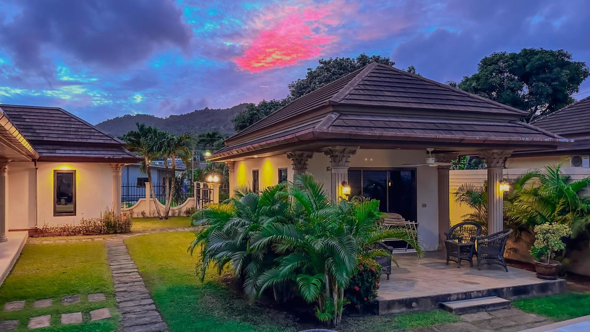 Garden Bungalows 4Br With Private Pool Ban Saiyuan Exterior photo